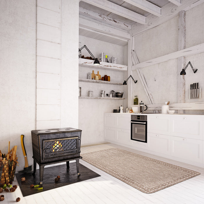 Carpette Clementine brun clair - 2 pi 2 po x 6 pi 7 po