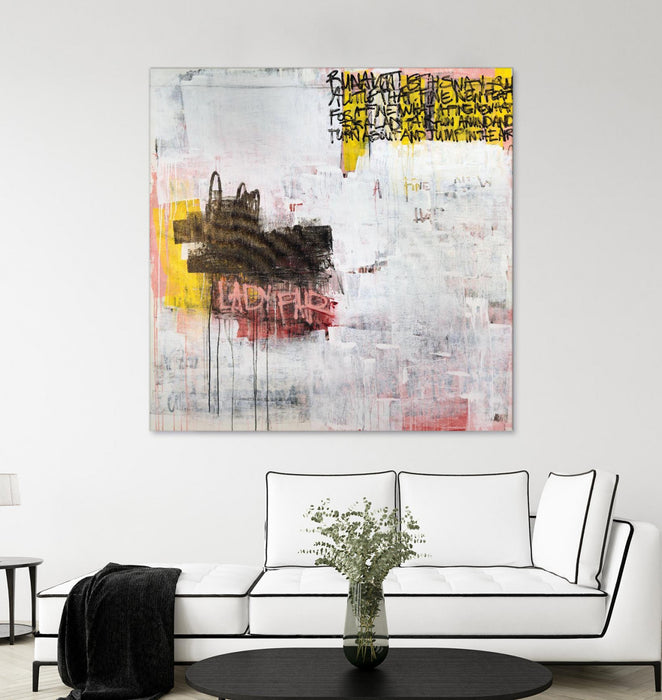 Œuvre d’art murale Giant Art « Jump In The Air » 72 x 72