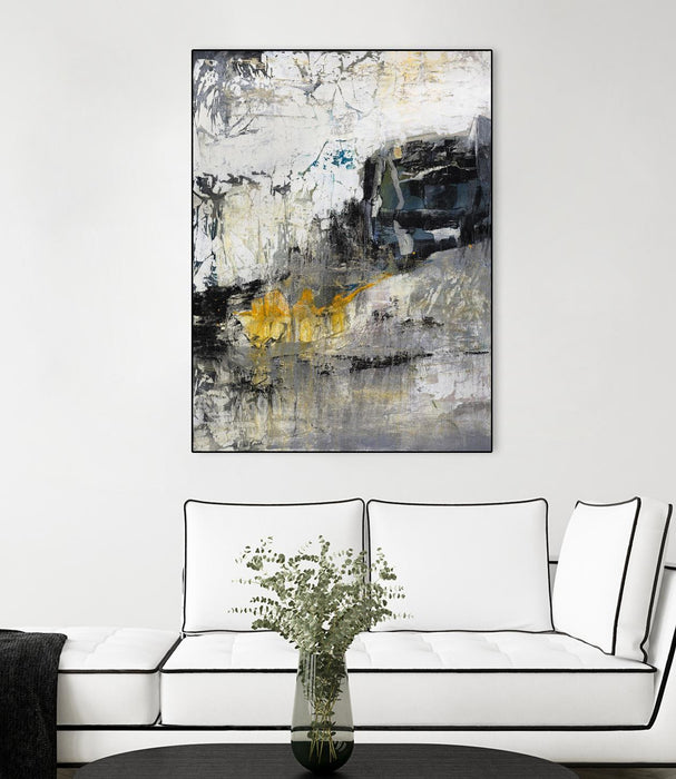 Œuvre d'art murale sur toile encadrée noire « The Hike » 18 x 24