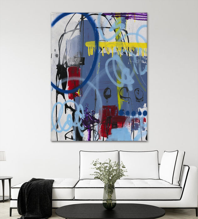Œuvre d’art murale Giant Art « Live For The Applause Ii » 72 x 54