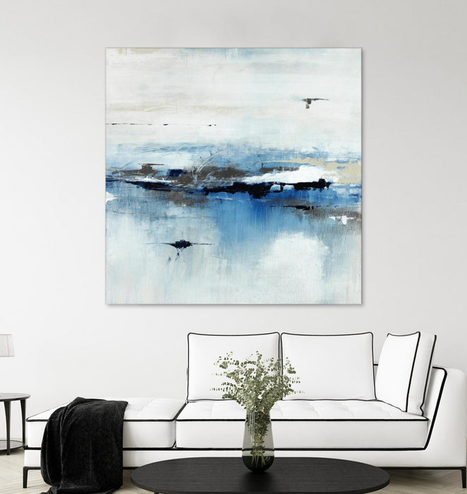 Œuvre d’art murale Giant Art « Meeting Oceans » 54 x 54
