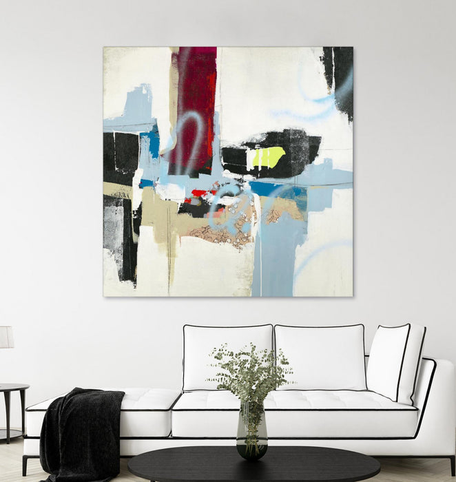 Œuvre d’art murale Giant Art « To Tell The Truth I » 54 x 54