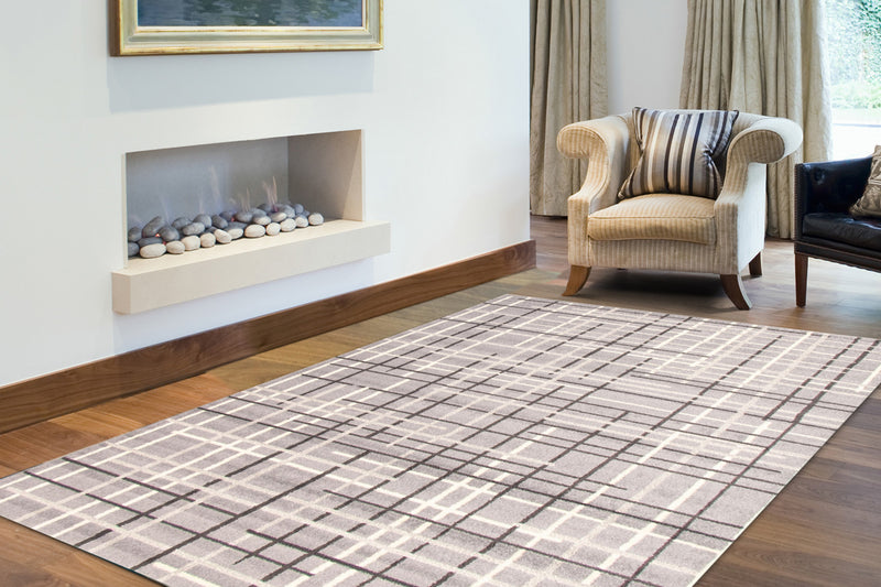 Carpette Taite argent - 5 pi 3 pox 7 pi 3 po