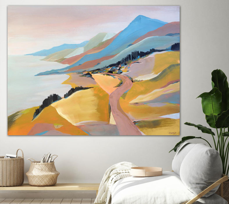 Œuvre d’art murale Giant Art « Monterey To The Sea » 72 x 54