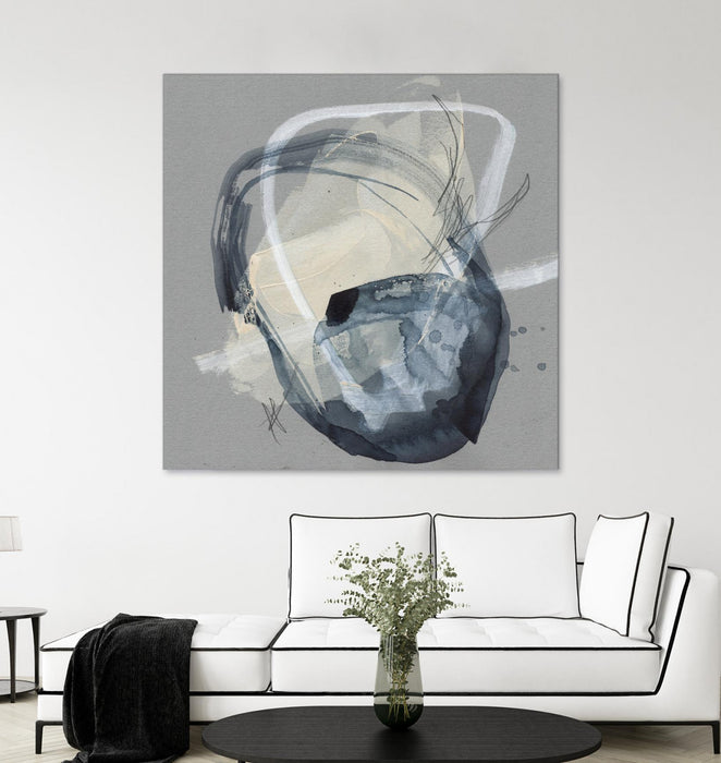 Œuvre d’art murale Giant Art « Tandem Loops I » 54 x 54