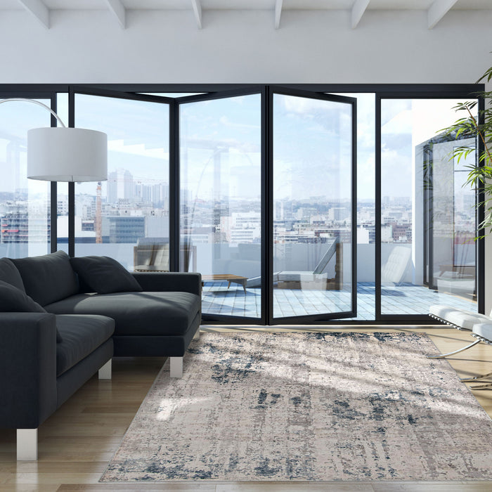 Carpette Dido grise 3 pi 11 po x 5 pi 11 po