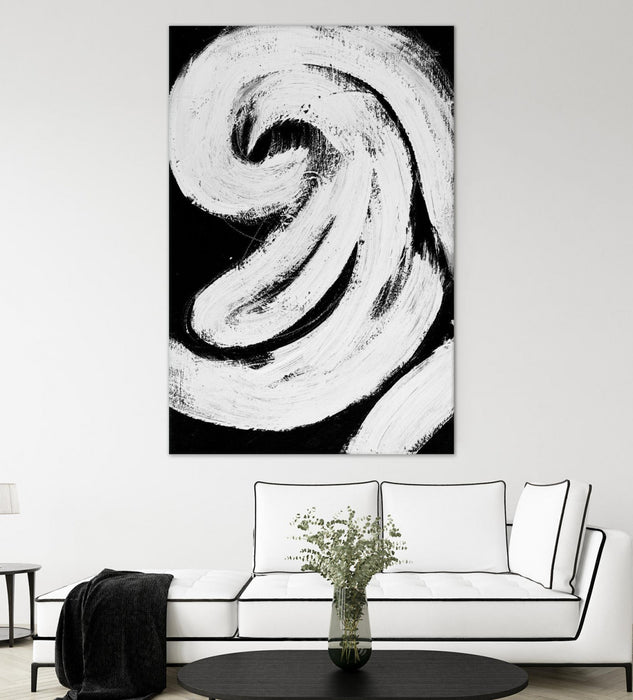 Œuvre d’art murale Giant Art « Loosely Intertwined Ii » 84 x 54