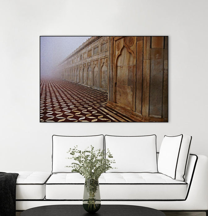Œuvre d’art murale sur toile encadrée noire « Shapes Iii » 36 x 24