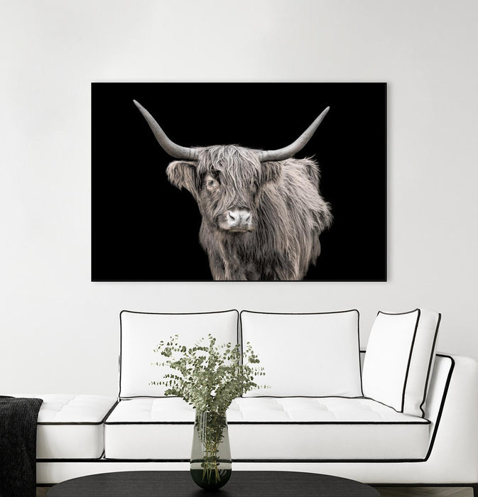 Œuvre d’art murale sur toile encadrée noire « A New Kid In Town » 36 x 24