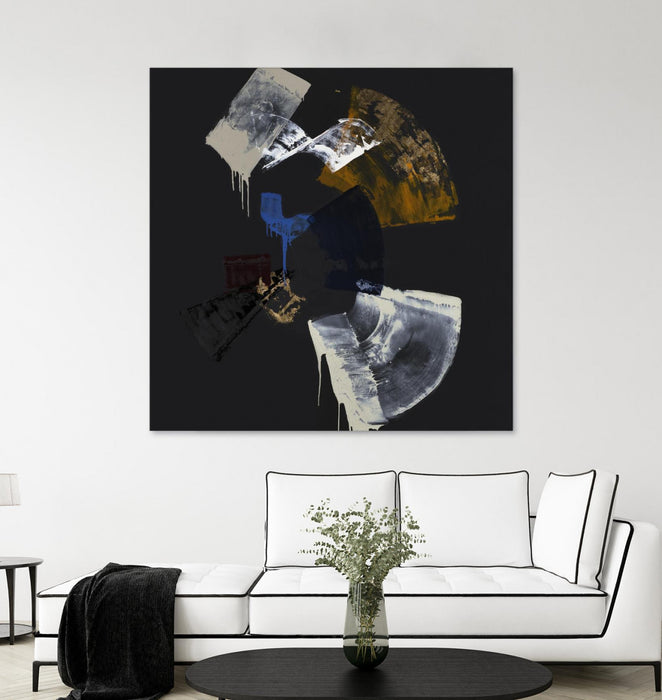 Œuvre d’art murale Giant Art « Luxurious Candor » 54 x 54