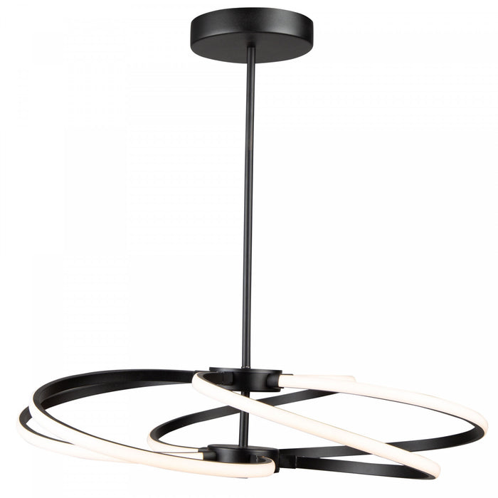 Luminaire suspendu Equinox noir à DEL de 30 W