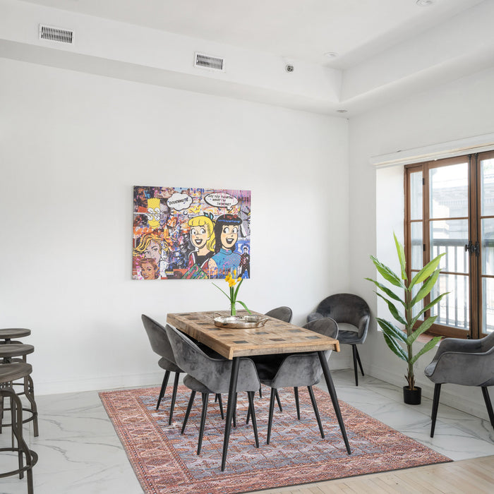 Carpette Rosamond bleue 7 pi 10 po x 10 pi 0 po