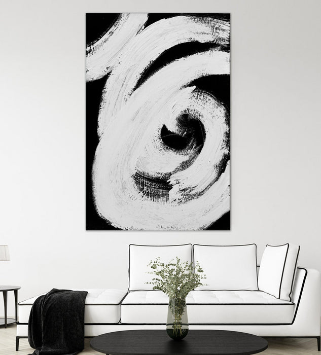 Œuvre d’art murale Giant Art « Loosely Intertwined I » 84 x 54