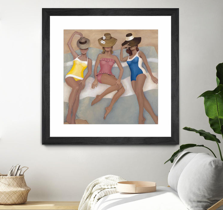 Œuvre d'art murale sur toile encadrée noire « The Orange County Club.tif » 36 x 36