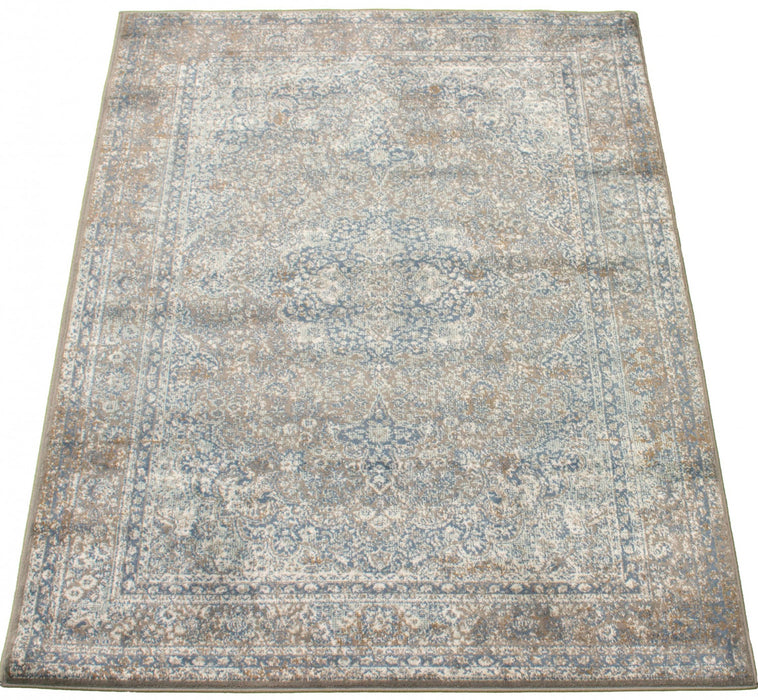 Carpette Walden Cobalt bleu - 5 pi 3 pox 7 pi 3 po