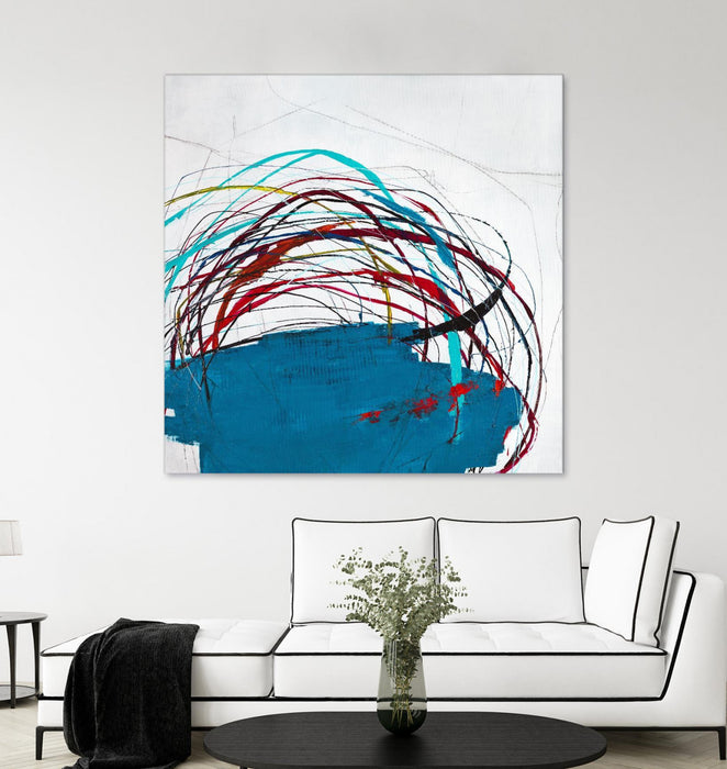 Œuvre d’art murale Giant Art « Thimble And Twine » 54 x 54