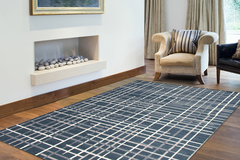 Carpette Taite couleur pétrole - 3 pi 11 pox 5 pi 7 po