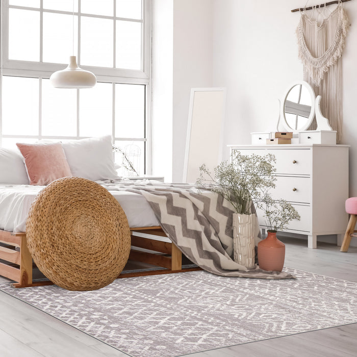 Carpette Dita grise - 3 pi 11 po x 5 pi 7 po