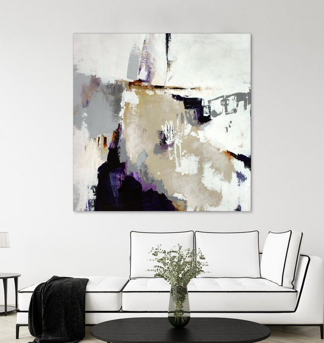 Œuvre d’art murale Giant Art « Tumult Roar » 72 x 72