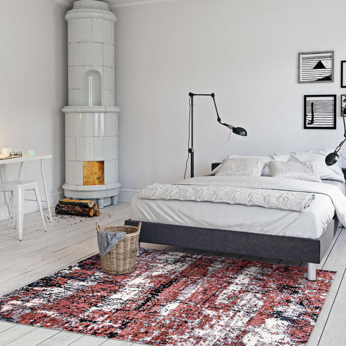 Carpette Paloma Marble rose - 5 pi 3 po x 7 pi 3 po