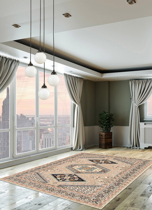 Carpette Quincy ivoire - 5 pi 3 po x 7 pi 3 po 