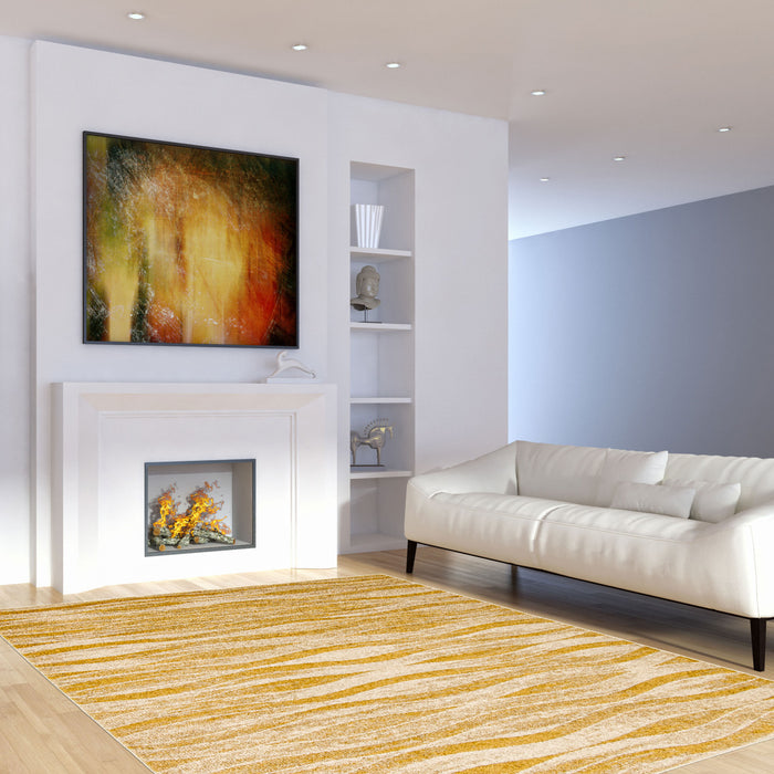 Carpette Arusha ivoiredoré 5 pi 3 po x 7 pi 3 po