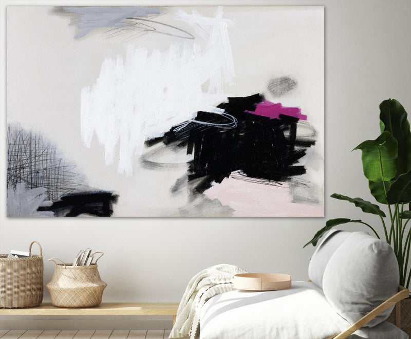 Œuvre d’art murale Giant Art « Emotion » 84 x 54
