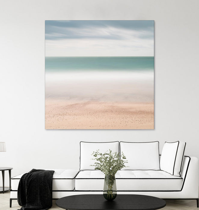 Œuvre d’art murale Giant Art « Beach, Sea, Sky » 72 x 72