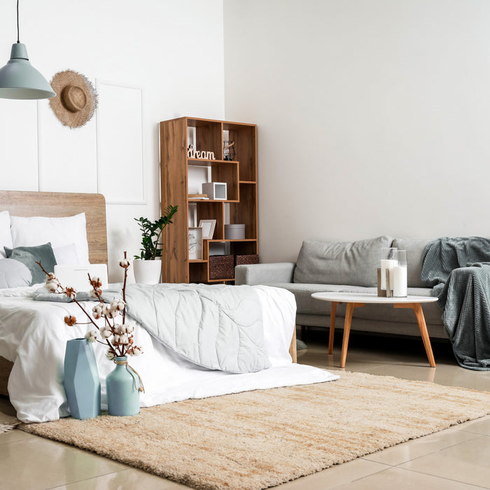  Carpette Kei crème - 3 pi 11 po x 5 pi 7 po