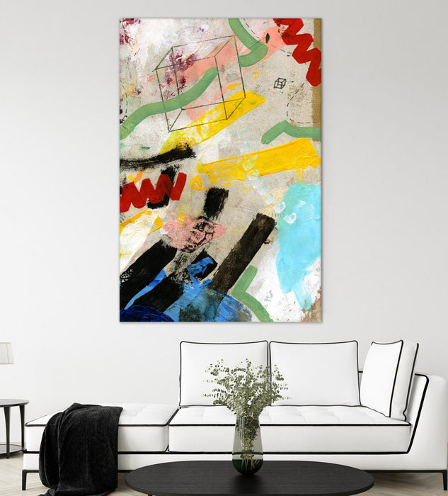 Œuvre d’art murale Giant Art « Palette 2 » 72 x 48