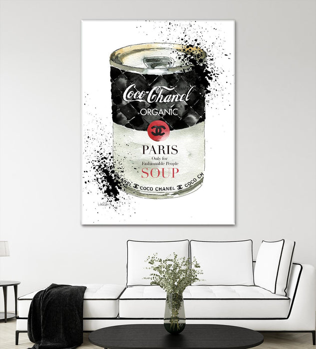 Œuvre d’art murale Giant Art « Fashion Soup » 72 x 54