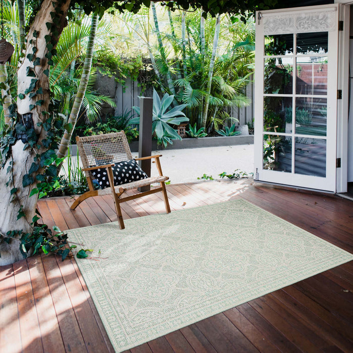 Carpette Neisha Traditional menthe 6 pi 7 po x 9 pi 6 po