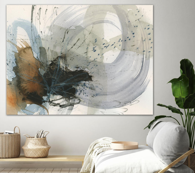Œuvre d’art murale Giant Art « Orbital Burst Ii » 72 x 54