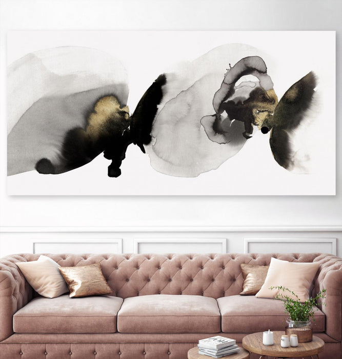 Œuvre d’art murale Giant Art « Flowing Rythm I » 72 x 36