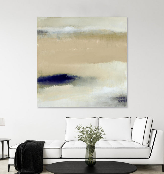 Œuvre d’art murale Giant Art « Night Comes Through I » 54 x 54
