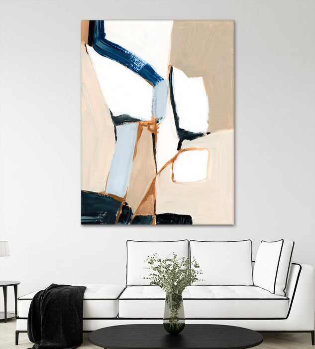 Œuvre d’art murale Giant Art « Diagramme I » 72 x 54