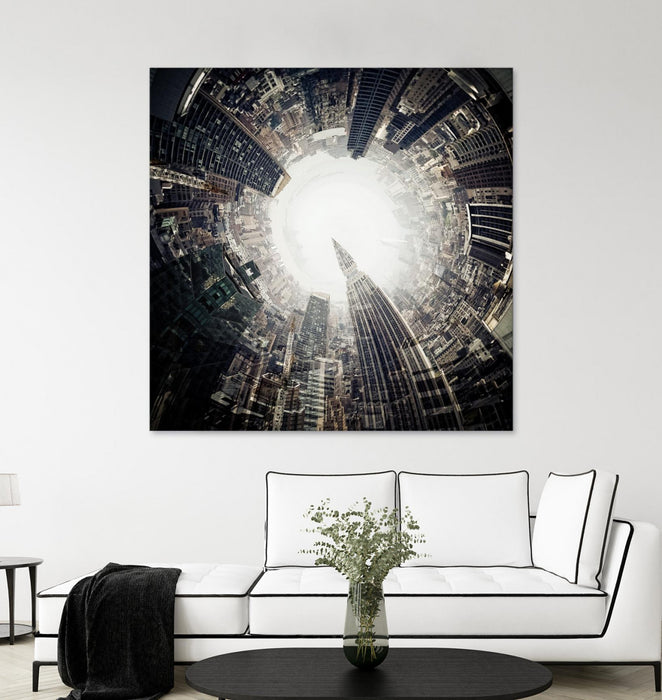 Œuvre d’art murale Giant Art « City Center Ii » 54 x 54