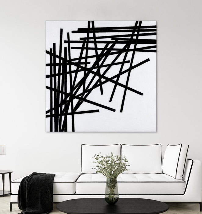 Œuvre d’art murale Giant Art « Alumettes » 72 x 72