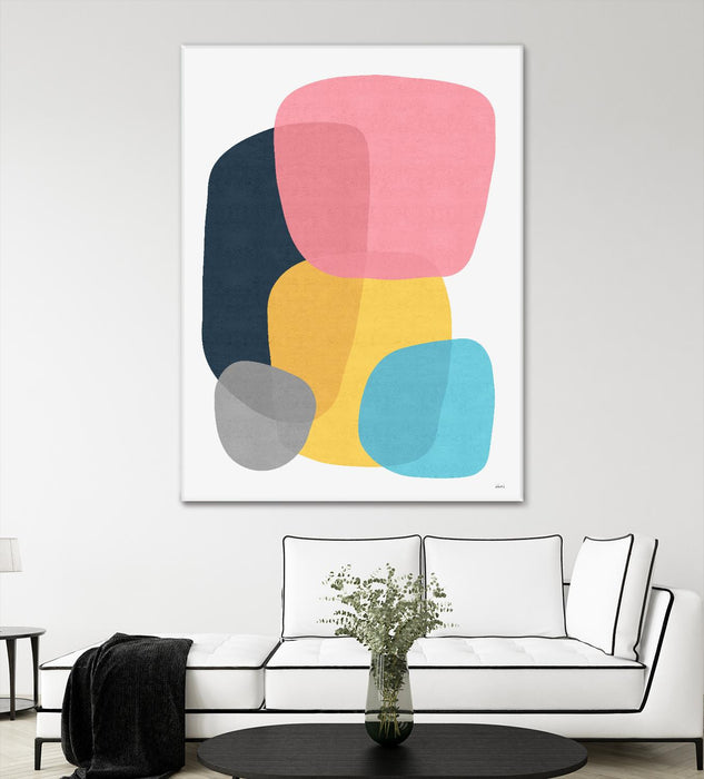 Œuvre d’art murale Giant Art « Abstract Vii » 72 x 54