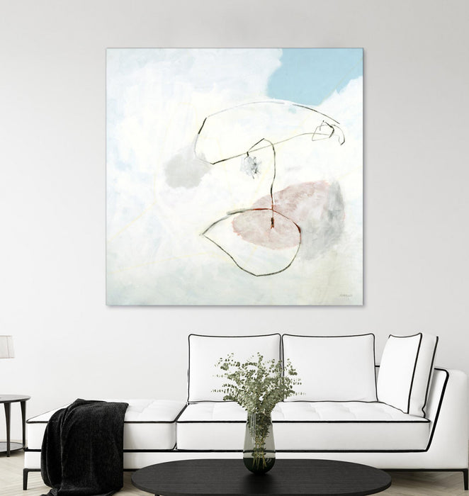Œuvre d’art murale Giant Art « Sweet Solitude » 72 x 72