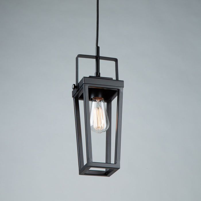 Luminaire suspendu II Carriage noir à 1 ampoule