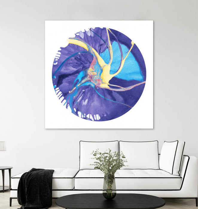 Œuvre d’art murale Giant Art « Spin Art 26 » 54 x 54