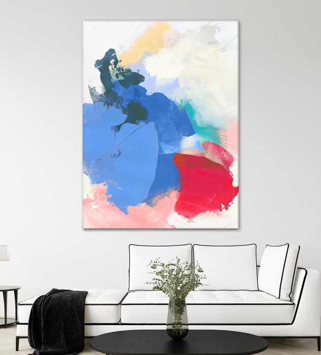 Œuvre d’art murale Giant Art « Sweet Poetry I » 72 x 54