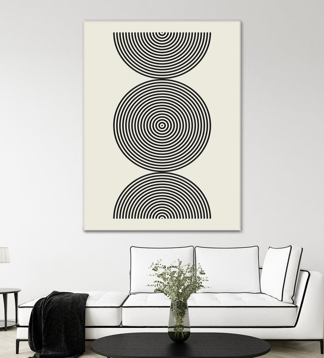 Œuvre d’art murale Giant Art « Simplicity Ii » 72 x 54