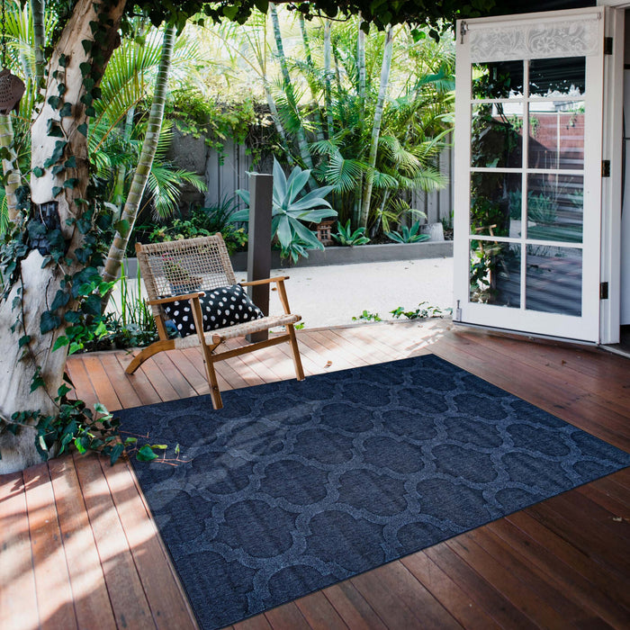 Carpette Sophie bleu marine - 6 pi 7 po x 9 pi 6 po