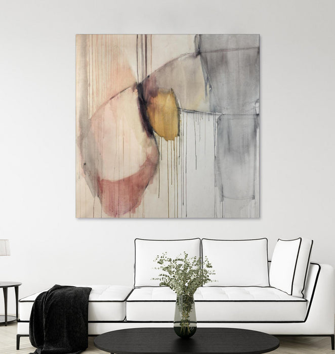 Œuvre d’art murale Giant Art « Trapped Silence » 72 x 72