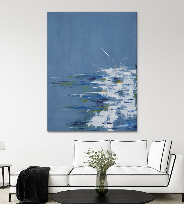 Œuvre d’art murale Giant Art « Tip Toe Surf » 72 x 54