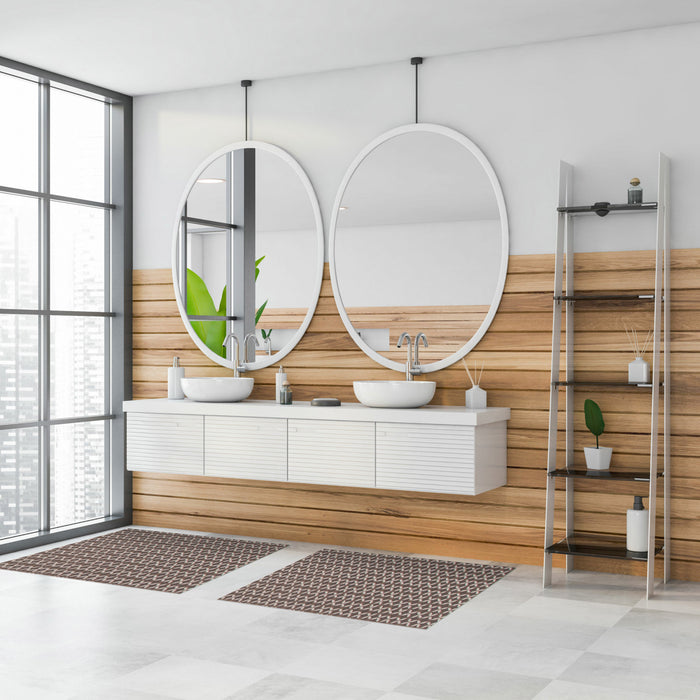 Carpette Bellezza noire 2 pi 2 po x 3 pi 0 po - Ensemble de 2