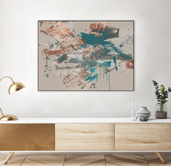 Œuvre d’art murale sur toile encadrée noire « Fresh Grind Ii » 32 x 24