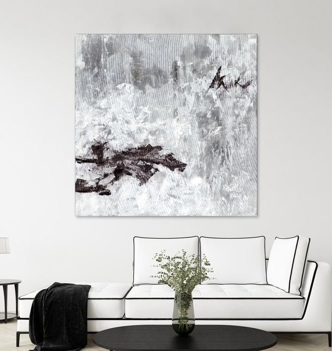 Œuvre d’art murale Giant Art « Half Beat » 72 x 72